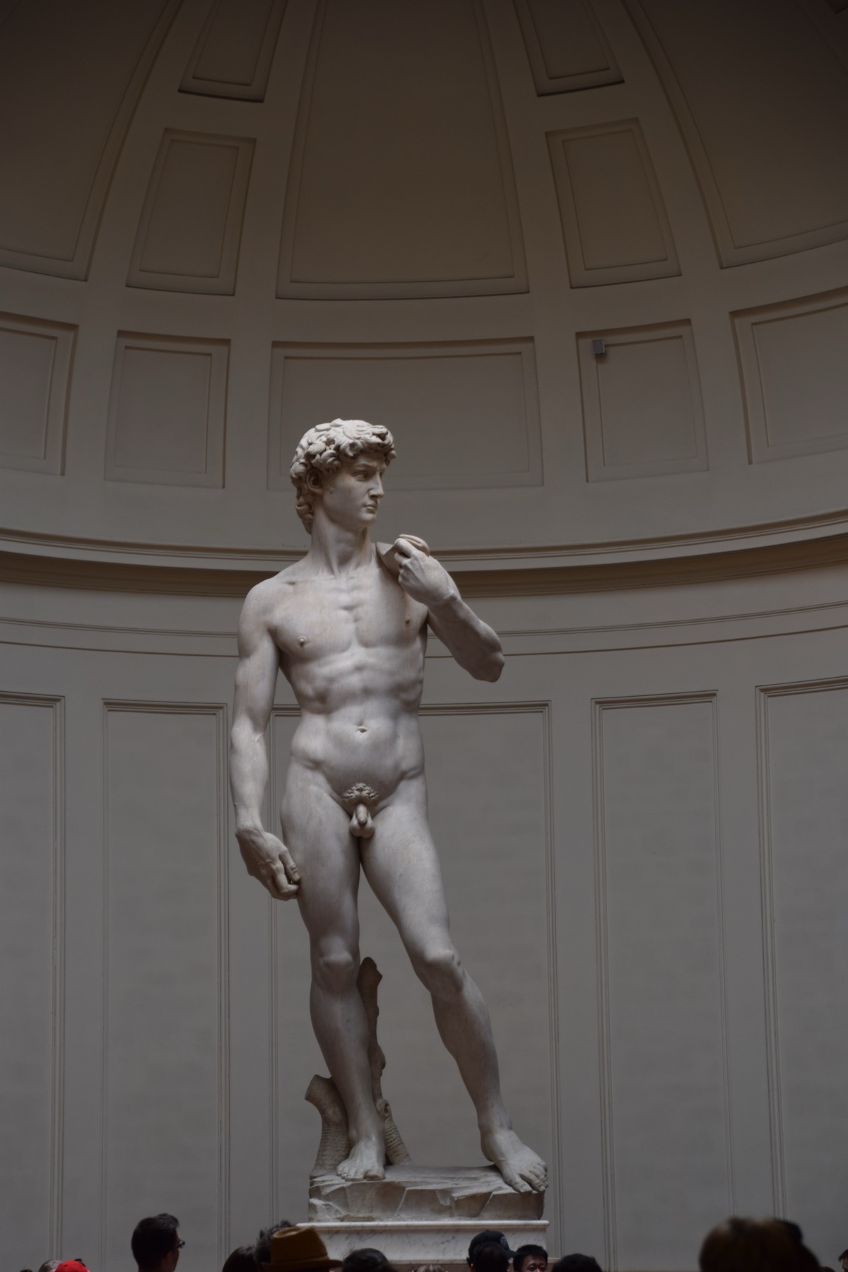 Tượng David của Michelangelo tại Galleria dell’Accademia, Florence.