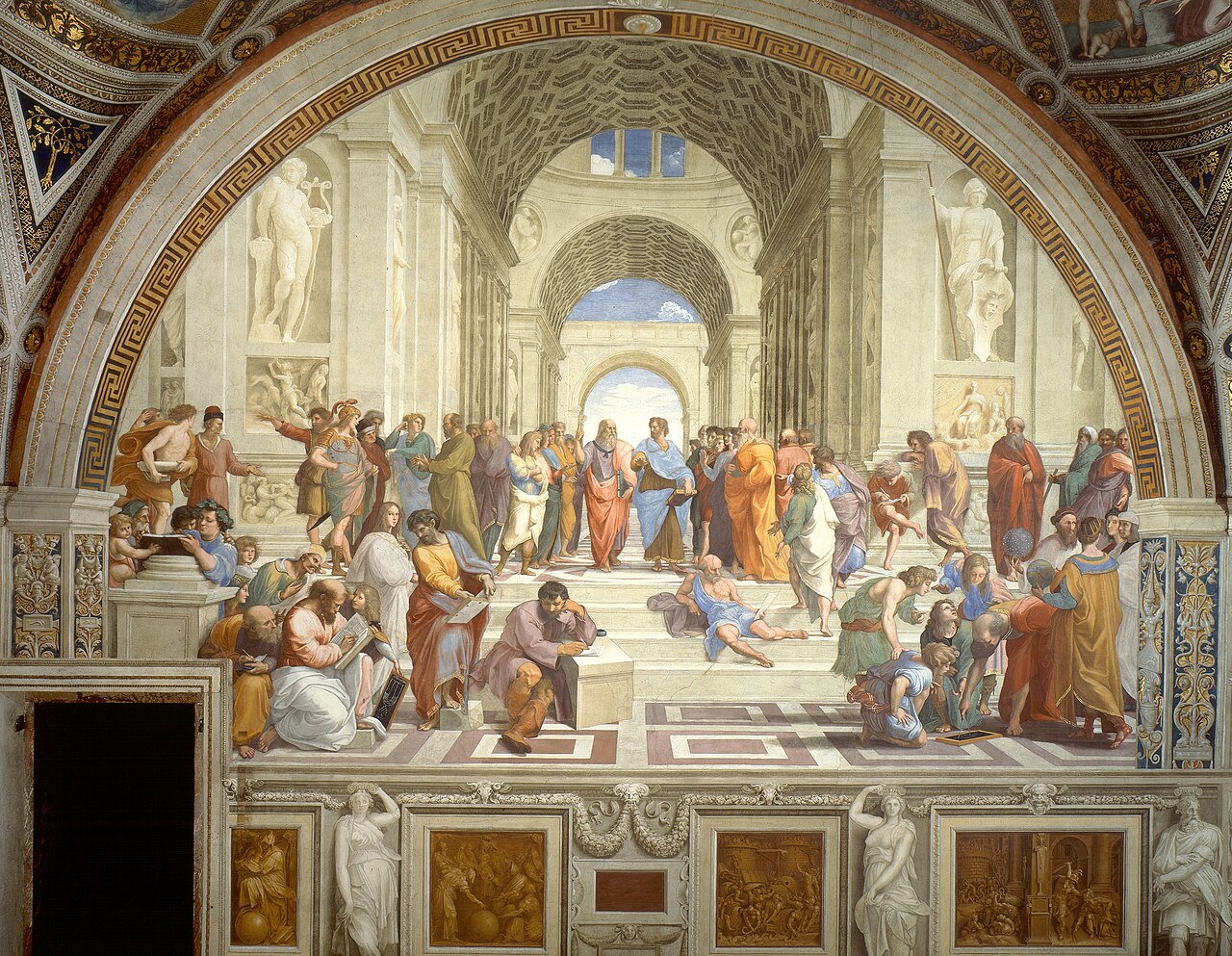 The School of Athens của Raphael.